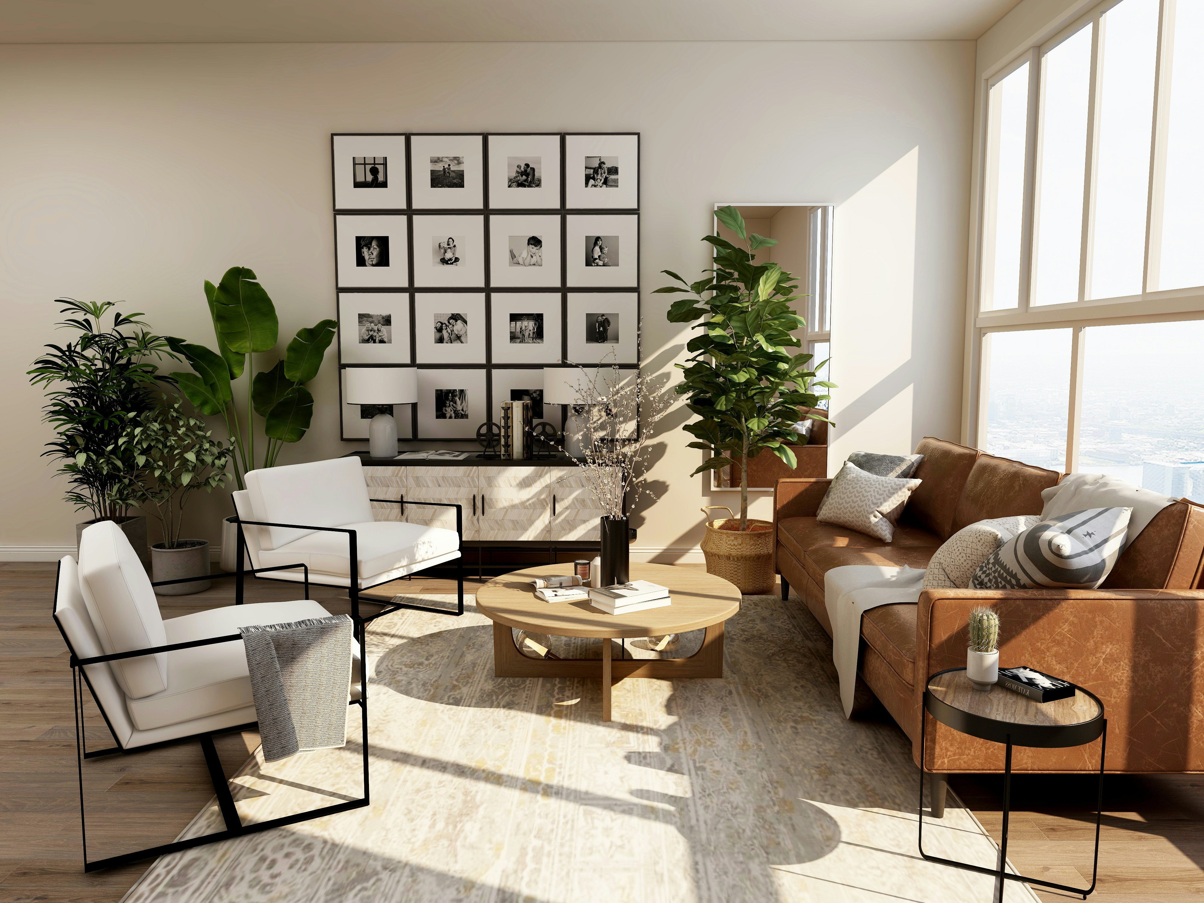 Espace de bureau ouvert avec design contemporain