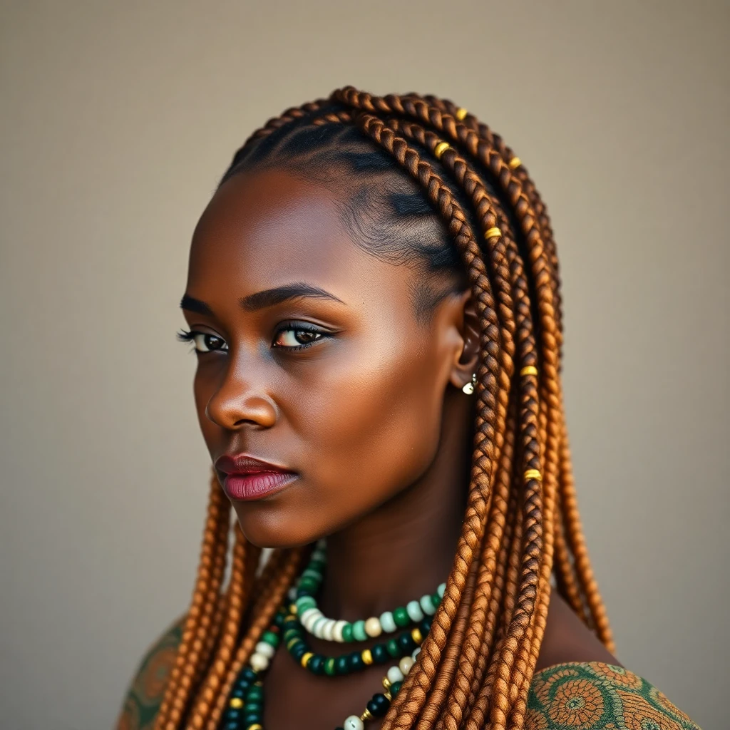 Coiffure Africaine Fulani Braids